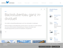 Tablet Screenshot of dietrich-fertigbau.de